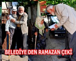 Bahl Belediye Bakan Uyar dan personele ve muhta ailelere Ramazan eki